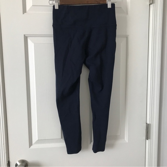3/$15 Old navy active blue with black tuxedo stripe pants (P2) - Picture 2 of 9